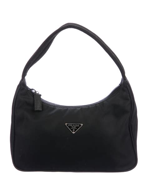 prada mv633|Prada Black Tessuto Mini Hobo Bag — Rediscover Vintage.